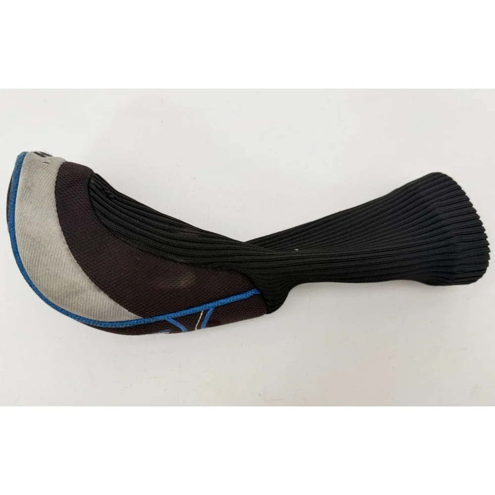 Tour Edge HP25 4 Hybrid Golf Club Headcover Black Silver Blue Trim 4H Knit Sock